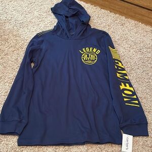 Carters Boys Shirt Blue with Hood